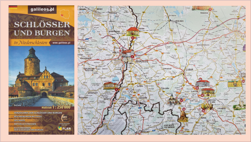 Neue Karte für Liebhaber schlesischer Schlösser und Burgen