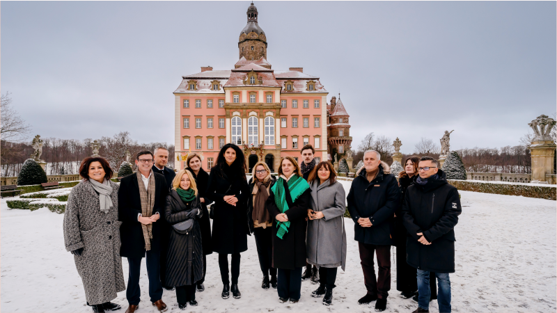 Polens Kulturministerin besuchte Schloss Fürstenstein