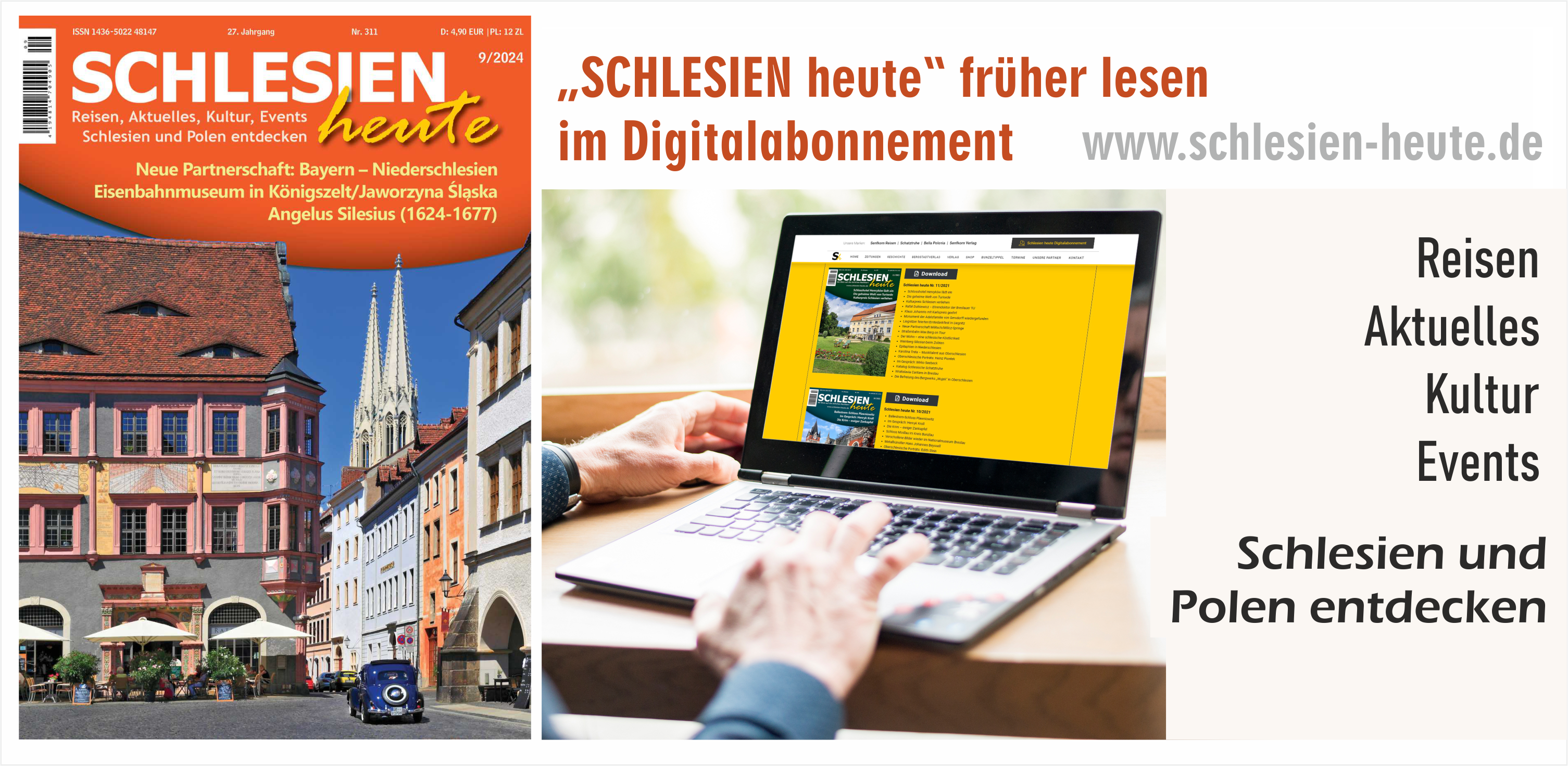 Digitalabonnement Schlesien heute