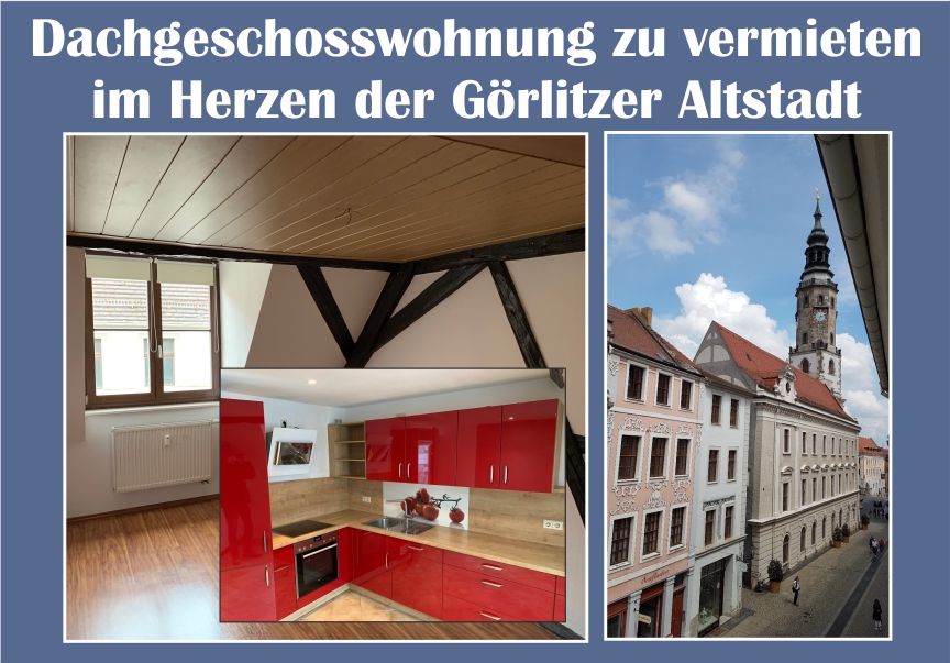 Dachgeschosswohnung zu vermieten