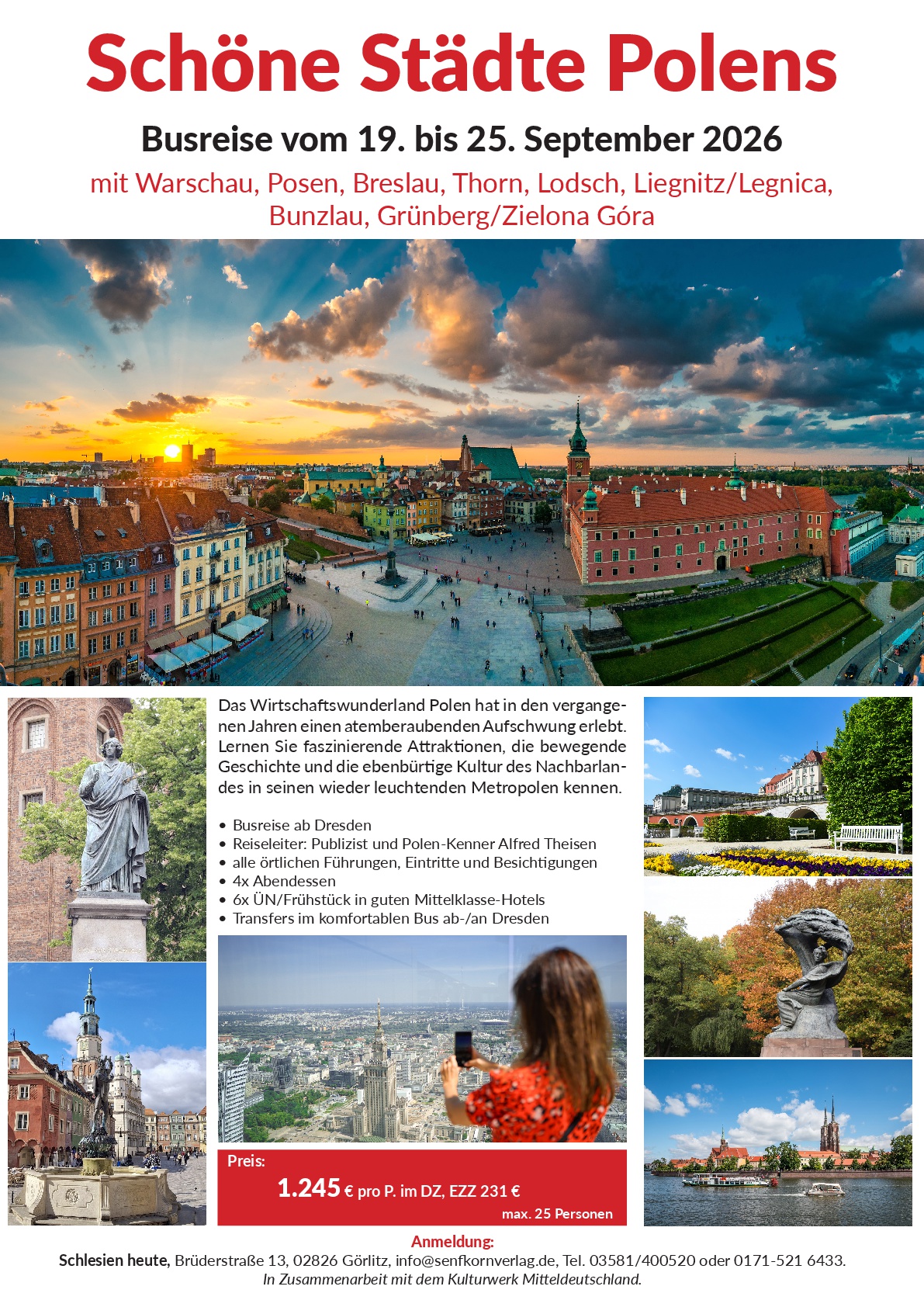 Bella Polonia Reise 2026